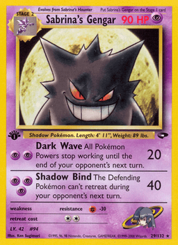 Sabrina's Gengar (1st Edition)